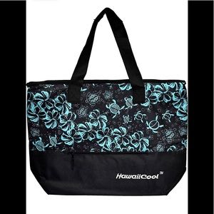 NWT Hawaiian Print Large Insulated Cooler Tote Bag